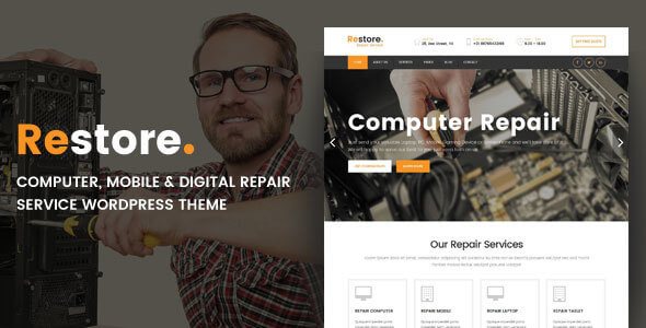 Restore v1.0 – WP Computer, Mobile & Digital Repair Service Theme