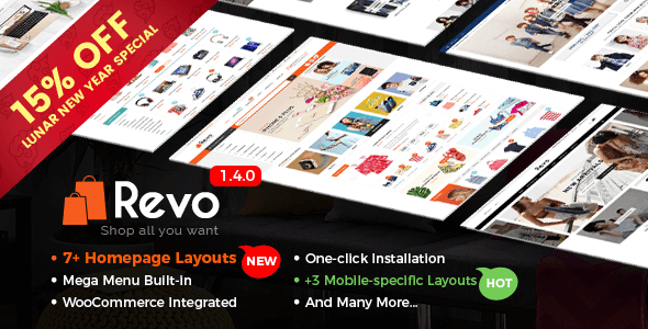 Revo v1.4.1 – Responsive Multi-Purpose WooCommerce Theme