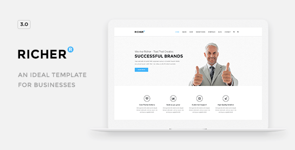Richer v3.2 – Responsive Multi-Purpose WordPress Theme