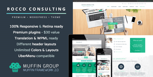 Rocco v1.4.1.1 – Responsive Flat WordPress Theme