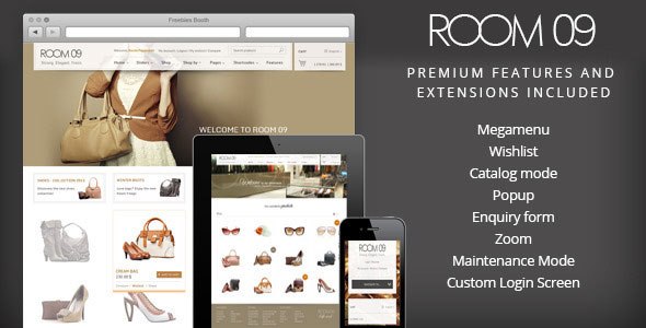 Room 09 Shop v2.3.1 – Multi-Purpose e-Commerce WordPress Theme