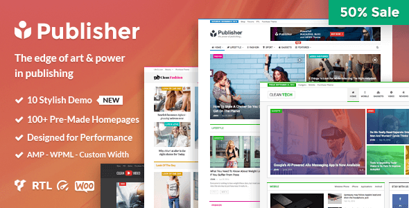 PUBLISHER V1.7.2.1 - MAGAZINE, BLOG, NEWSPAPER AND REVIEW