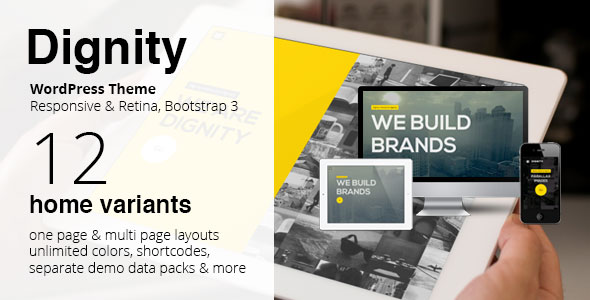 DIGNITY V1.5 - WORDPRESS ONE PAGE RESPONSIVE PORTFOLIO
