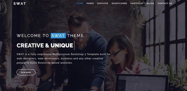 SWAT v1.0 – Responsive Business HTML5 Template