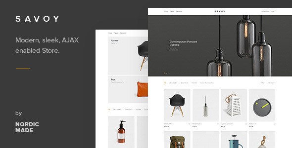 Savoy v1.8.0 – Minimalist AJAX WooCommerce WordPress Theme