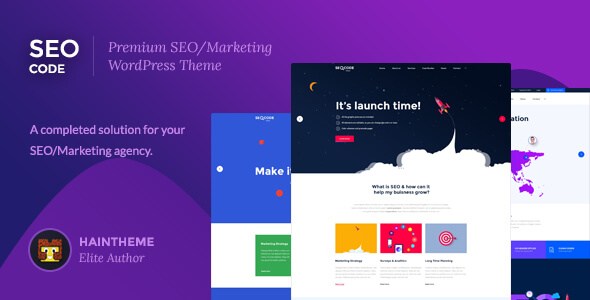 SeoCode v1.0.2 – Responsive Online Marketing WordPress Theme