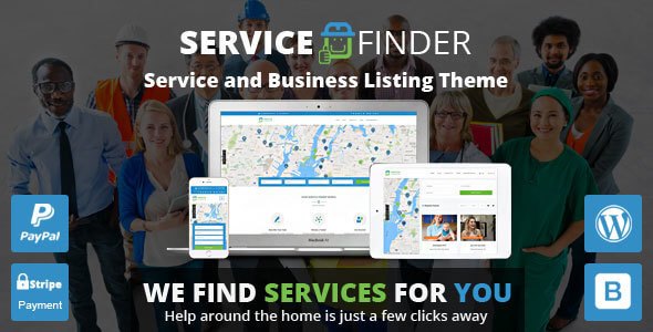 Service Finder v2.3.2 – WordPress Provider & Business Listing Theme