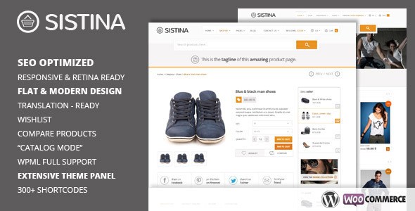 Sistina v1.9.0 – Flat Multipurpose Shop WordPress Theme