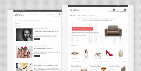 LA Store - Themeforest Clean and Minimalist HTML Template