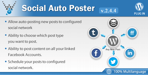 Social Auto Poster v2.4.4 – WordPress Social Auto-Posting Plugin
