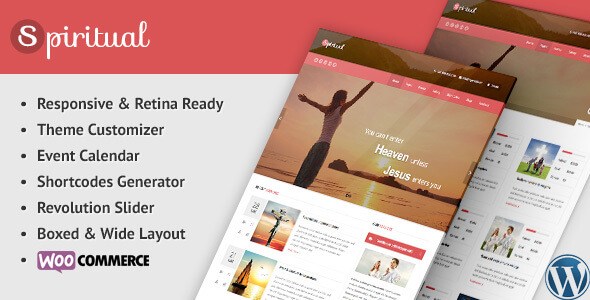 Spiritual v1.17 – Responsive Church WordPress Theme