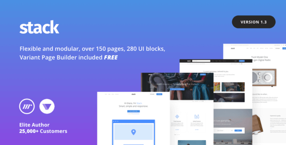 Stack v10.2.4.1 – WP Multi-Purpose Theme with Variant Page Builder