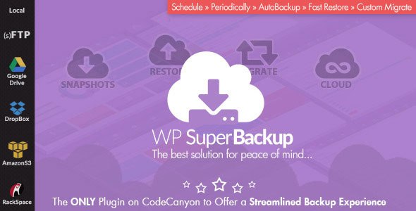 Super Backup & Clone v1.9 – Migrate for WordPress Plugin