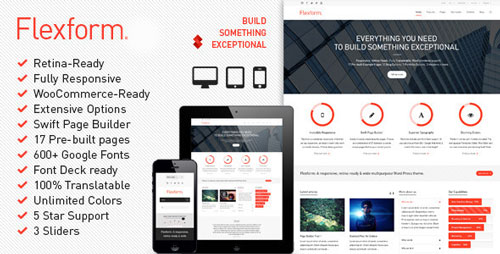 FLEXFORM 1.82 - RETINA RESPONSIVE MULTI-PURPOSE THEME