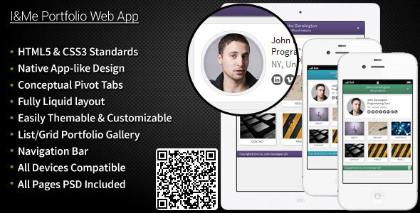 I&Me - Themeforest Portfolio Web App