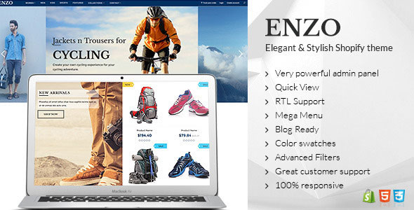 ENZO - SHOPIFY MULTI PURPOSE THEME
