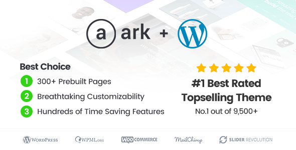 The Ark v1.18.1 – Responsive Next Generation WordPress Theme