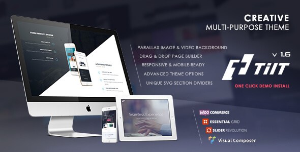 Tilt v1.6.7.9 – Creative Multipurpose WordPress Theme