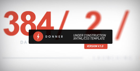 Donner - Themeforest Under Construction Page