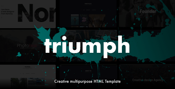 Triumph v1.0 – Creative Multipurpose One Page HTML Template