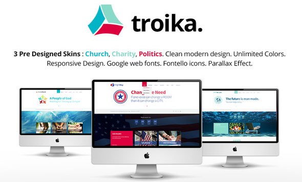 Troika v1.7 – Multipurpose WordPress Theme