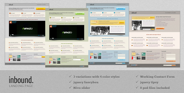 Inbound Themeforest Landing Page
