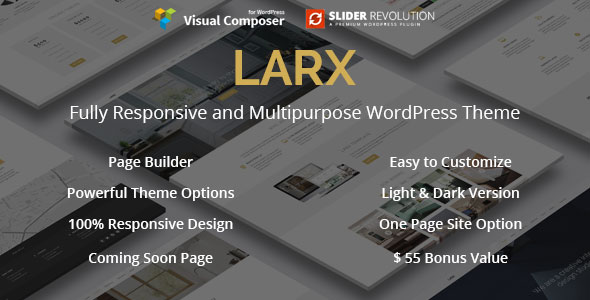 LARX V1.8.5 - A CREATIVE MULTI-CONCEPT THEME