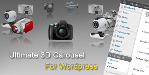 Ultimate 3D Carousel for WordPress v3.1 Plugin