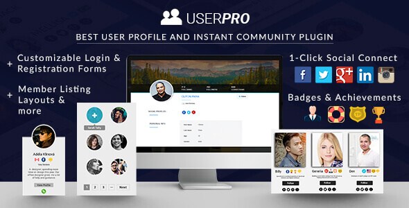UserPro v4.9.16 – WordPress User Profiles with Social Login Plugin