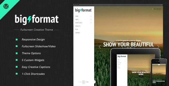 IGFORMAT V1.4.1 - RESPONSIVE FULLSCREEN WORDPRESS THEME