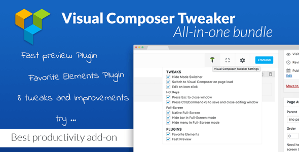 VC Tweaker v1.3.0 – Visual Composer Productivity Add-on