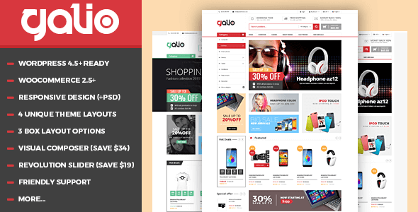 VG Galio v1.7 – Mega Shop Responsive WooCommerce WP Theme
