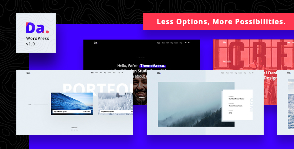 Da - Creative Multi-Purpose WordPress Theme