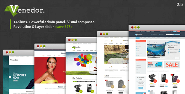 Venedor v2.5 – Responsive WooCommerce WordPress Theme