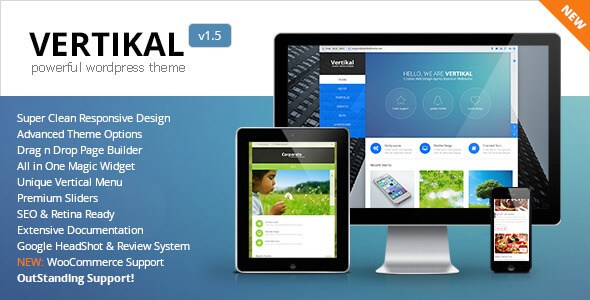 Vertikal v1.7.1 – Responsive WordPress Theme