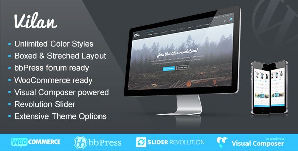 Vilan v2.1 – Corporate, Shop & Forum WordPress Theme
