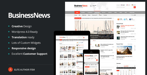 BUSINESS NEWS V1.5.0 - RESPONSIVE MAGAZINE, NEWS, BLOG