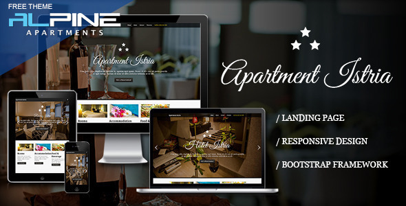 Apartment Istria - Themeforest Responsive Landing Page