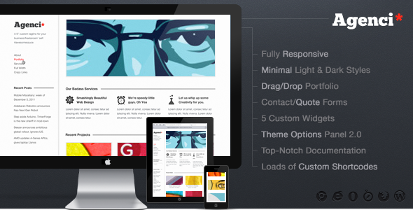 AGENCI: THEMEFOREST RESPONSIVE CREATIVE/AGENCY WP THEME