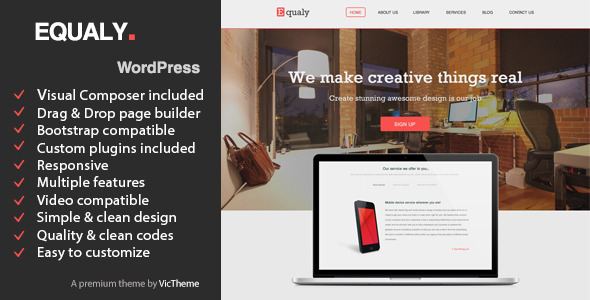 EQUALY - PROFESSIONAL BUSINESS WORDPRESS THEME