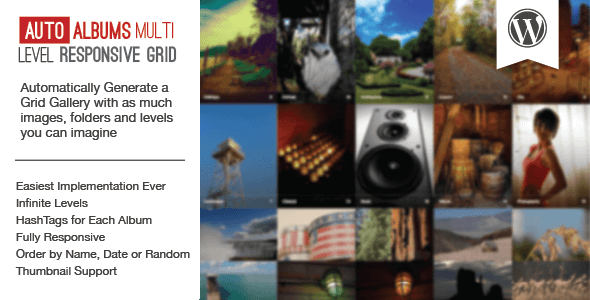 WP Auto Photo Albums v1.1 – Multi Level Image Grid WordPress Plugin