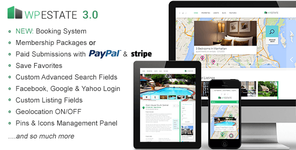 WP Estate v3.04 – Real Estate Responsive WordPress Theme