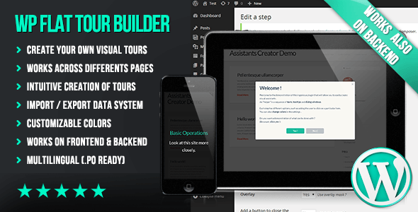 WP Flat Tour Builder v3.259 – Premium WordPress Plugin