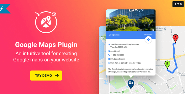 WP Google Maps v1.2.0 – Map Plugin for WordPress