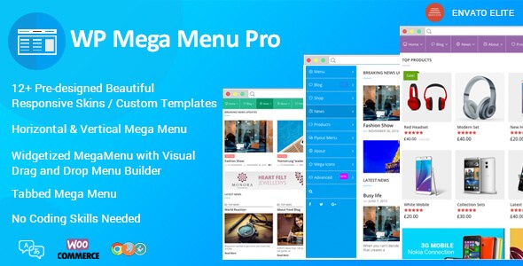 WP Mega Menu Pro v2.0.2 – Responsive Mega Menu Pluginv