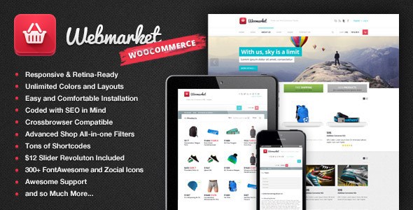 Webmarket 2.3.10 – WP Theme for Advanced Online Shops