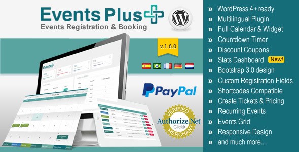 WordPress Events Calendar Registration & Booking v1.5.9