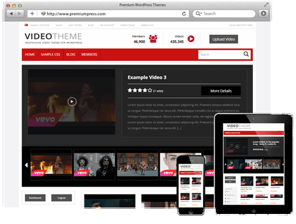 Download – WordPress Video Theme v8.9 PremiumPress Theme