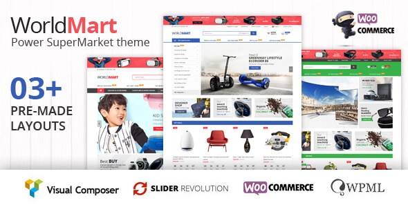 Worldmart v1.1.1 – Responsive WooCommerce WordPress Theme