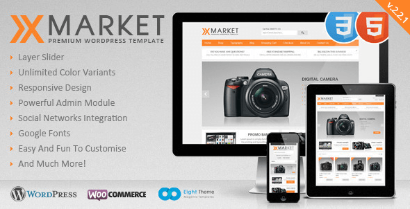 XMarket v2.2.1 – Responsive eCommerce WordPress Theme